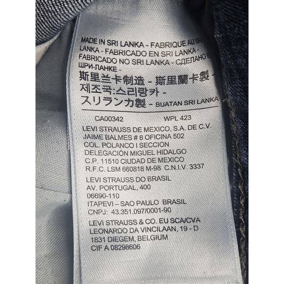 Levi’s Women's Mid Rise Classic Straight Leg Denim Jeans Stretch Size 8 (29×28) - Picture 5 of 9